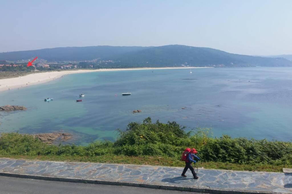 Junto Camino De Santiago,1ª Linea De Playa Apartment Finisterre Ngoại thất bức ảnh